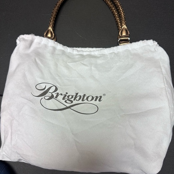 Brighton Tan Shoulder Bag with Woven Design - Picture 6 of 6